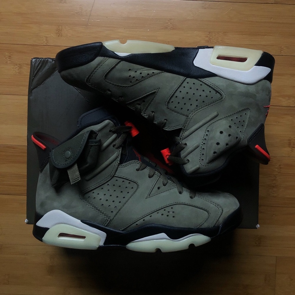 Air Jordan 6 Travis Scott ‘Olive’ - Size 8.5
